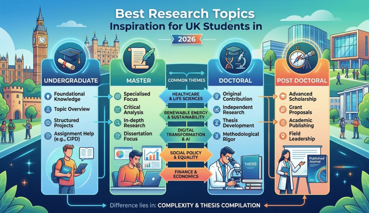 Top Research Topics for UK University Students
