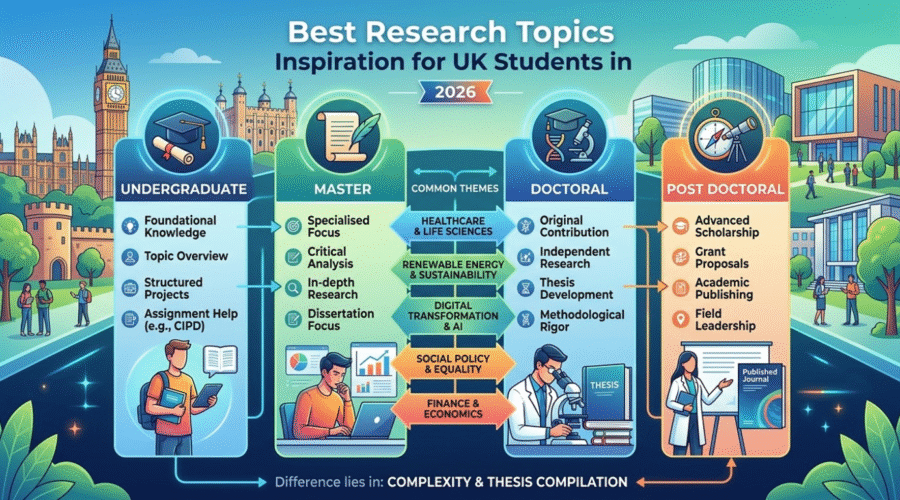 Top Research Topics for UK University Students