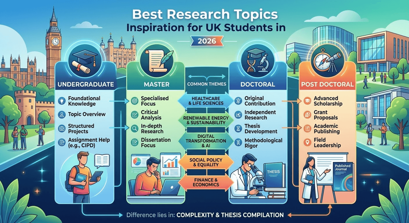 Top Research Topics for UK University Students